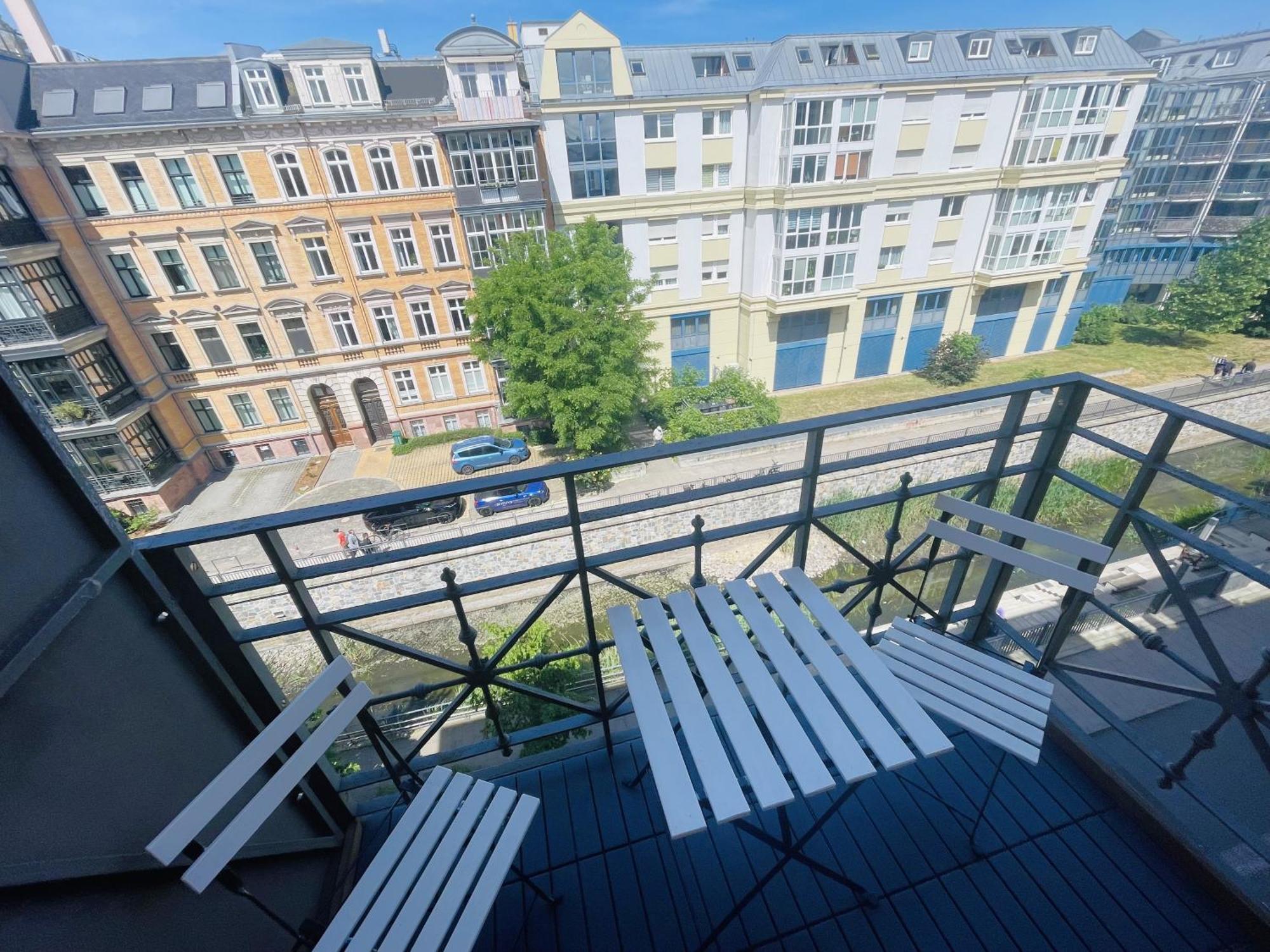 Innenstadt Refugium In Ruhiger Wasserlage+Balkon Λειψία Εξωτερικό φωτογραφία